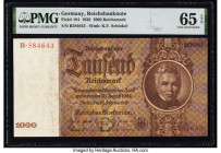 Germany German Gold Discount Bank 1000 Reichsmark 22.2.1936 Pick 184 PMG Gem Uncirculated 65 EPQ. 

HID09801242017

© 2022 Heritage Auctions | All Rig...