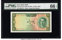 Iran Bank Melli 50 Rials ND (1948) Pick 49 PMG Gem Uncirculated 66 EPQ. 

HID09801242017

© 2022 Heritage Auctions | All Rights Reserved