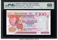 Ireland - Northern Bank of Ireland 100 Pounds 1.3.2005 Pick 82a PMG Gem Uncirculated 66 EPQ. 

HID09801242017

© 2022 Heritage Auctions | All Rights R...