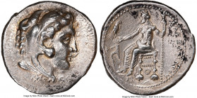 MACEDONIAN KINGDOM. Alexander III the Great (336-323 BC). AR tetradrachm (28mm, 16.96 gm, 11h). NGC Choice XF 5/5 - 2/5. Lifetime issue of Tarsus, ca....