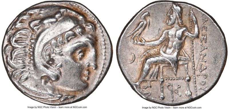 MACEDONIAN KINGDOM. Alexander III the Great (336-323 BC). AR drachm (18mm, 4.38 ...
