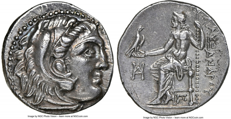 MACEDONIAN KINGDOM. Alexander III the Great (336-323 BC). AR drachm (18mm, 4.39 ...