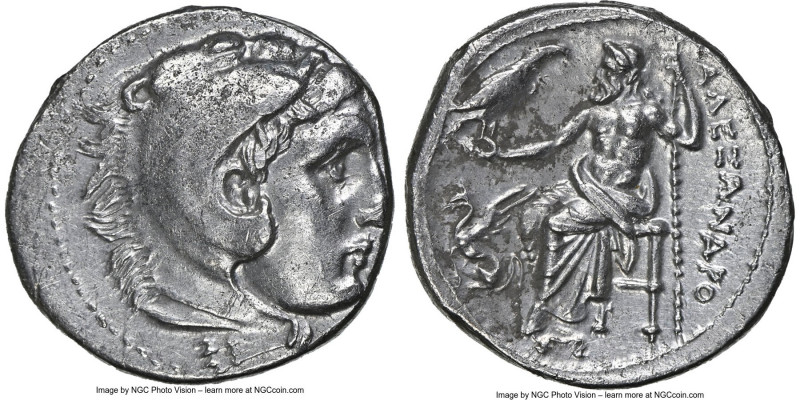 MACEDONIAN KINGDOM. Alexander III the Great (336-323 BC). AR drachm (18m, 11h). ...