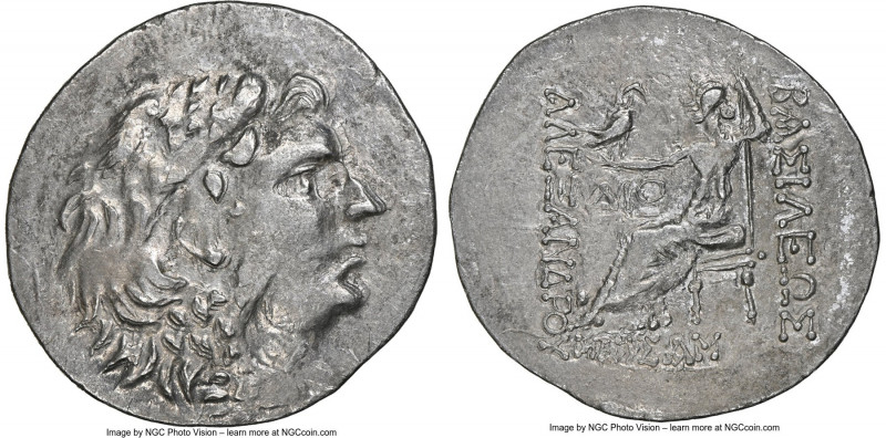 THRACE. Mesambria. Ca. 125-65 BC. AR tetradrachm (34mm, 12h). NGC Choice VF, die...