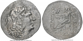 THRACE. Mesambria. Ca. 125-65 BC. AR tetradrachm (34mm, 12h). NGC Choice VF, die shift. Late posthumous issue in the name and types of Alexander III t...
