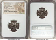EPIRUS. Federal coinage of the Epirote Republic. After ca. 238 BC. AR drachm (19mm, 4.44 gm, 6h). NGC VF 5/5 - 4/5. Head of Zeus of Dodona right, wear...