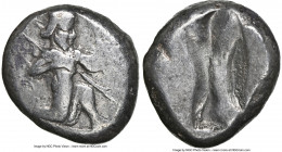 ACHAEMENID PERSIA. Darius I-Xerxes II (ca. 5th century BC). AR siglos (16mm). NGC Choice Fine. Lydo-Milesian standard. Sardes mint, ca. 485-420 BC. Pe...