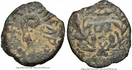 JUDAEA. Roman Procurators. Pontius Pilate (AD 26-36). AE prutah (16mm, 11h). NGC VF. Jerusalem, dated Regnal Year 17 of Tiberius (AD 30). TIBEPIOY KAI...