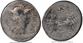 L. Cornelius Sulla as Imperator and L. Manlius Torquatus as Proquaestor (82 BC). AR denarius (18mm, 4.13 gm, 11h). NGC Choice VF 4/5 - 4/5, light scra...