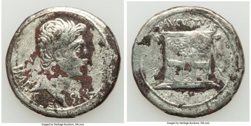 Augustus (27 BC-AD 14). AR cistophorus (27mm, 11.01m gm, 12h). Fine, scratches. ...