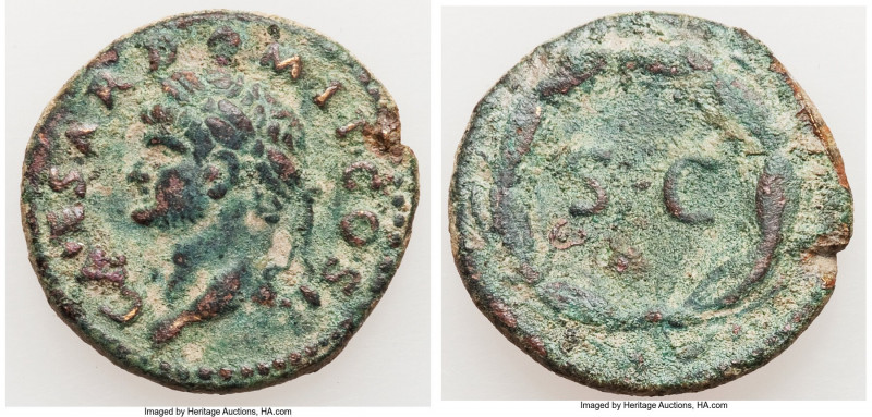 Domitian, as Caesar (AD 81-96). AE as (20mm, 4.20 gm, 5h). Choice XF. Rome for S...