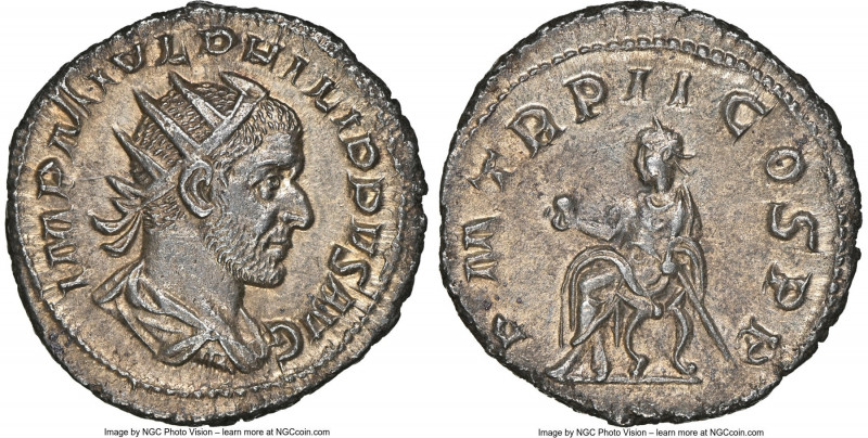 Philip I (AD 244-249). AR antoninianus (21mm, 4.46 gm, 6h). NGC Choice AU 5/5 - ...