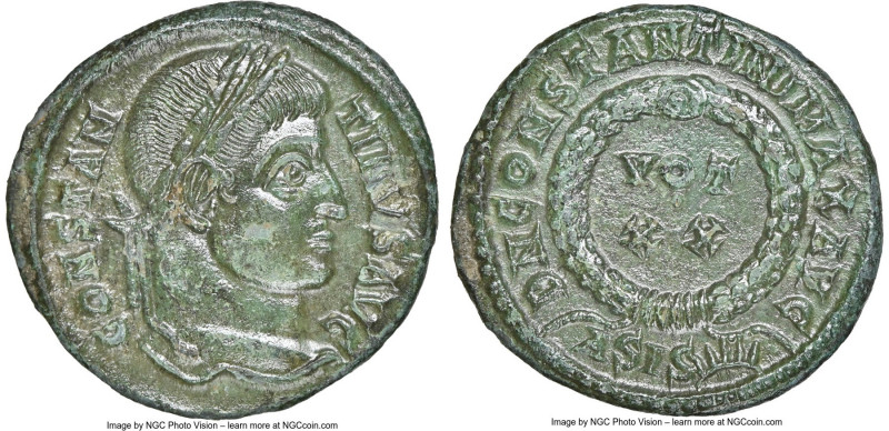 ANCIENT LOTS. Roman Imperial. Constantine I (AD 307-337), and Barbarous Issue. L...