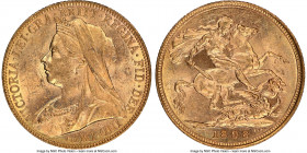 Victoria gold Sovereign 1898-S MS62 NGC, Sydney mint, KM13, S-3877. 

HID09801242017

© 2022 Heritage Auctions | All Rights Reserved