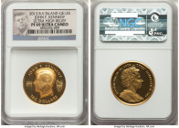 British Colony. Elizabeth II gold Proof "John F. Kennedy" 125 Dollars 2013 PR69 Ultra High Relief NGC, KM-Unl. Mintage: 500. AGW 1.000 oz. 

HID0980...