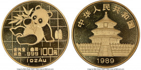 People's Republic gold "Large Date" Panda 100 Yuan (1 oz) 1989 MS69 NGC, KM229.

HID09801242017

© 2022 Heritage Auctions | All Rights Reserved