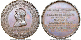 Napoleon bronze "Battle of Marengo" Medal L'An 8 (1800)-Dated AU58 Brown NGC, Bramsen-38. 50mm. Housed in oversized NGC holder. 

HID09801242017

...