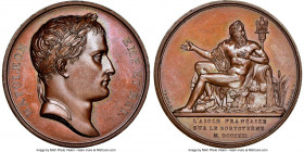 Napoleon bronze "Napoleon Borysthene Passage" Medal MDCCCXII (1812)-Dated MS64 Brown NGC, Bram-1158. 40mm. By Andrieu & Brandt. 

HID09801242017

...