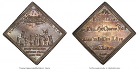 Augsburg. Free City silver Klippe "Children's Peace Festival & Victory at Höchstädt" Medal 1704 MS63 PCGS, Julius-661, Forster-89. 30x32mm. By G. F. N...