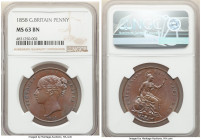 Victoria Penny 1858 MS63 Brown NGC, KM739, S-3948. Small date without W.W. Glossy brown surfaces. 

HID09801242017

© 2022 Heritage Auctions | All...