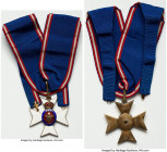 Victoria Medal for the Royal Victorian Order ND (1896), Barac-796 & 797. The Royal Victorian order commander neck badge ND (Instituted 1896). 

HID0...