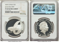 Elizabeth II Pair of Certified Assorted "James Bond 007" Multiple Pounds 2020 PR69 Ultra Cameo NGC, 1) 2 Pounds 2020, KM-Unl. Box of Issue and COA # 2...