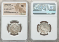 Abbasid Governors of Tabaristan. Umar ibn al-'Ala (AD 771-780) Hemidrachm PYE 125 (AH 160 / AD 776) MS NGC, Tabaristan mint, A-57 (R), Malek-77. Type ...