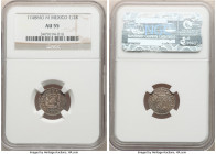 Ferdinand VI 1/2 Real 1748 Mo-M AU55 NGC, Mexico City mint, KM67.1.

HID09801242017

© 2022 Heritage Auctions | All Rights Reserved
