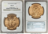 Estados Unidos gold 50 Pesos 1925 MS64 NGC, Mexico City mint, KM481. AGW 1.2056 oz. 

HID09801242017

© 2022 Heritage Auctions | All Rights Reserv...