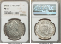 Charles III 8 Reales 1781 LM-MI AU55 NGC, Lima mint, KM78.

HID09801242017

© 2022 Heritage Auctions | All Rights Reserved