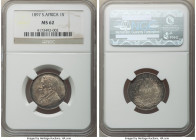 Republic Shilling 1897 MS62 NGC, Pretoria mint, KM5. Golden brown toning in center with onyx around edges. 

HID09801242017

© 2022 Heritage Aucti...
