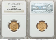 Republic gold 1/2 Pond 1897 XF45 NGC, Pretoria mint, KM9.2. AGW 0.1176 oz. 

HID09801242017

© 2022 Heritage Auctions | All Rights Reserved