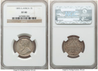 Republic Pair of Certified Assorted Shillings NGC, 1) Shilling 1895 - XF40, KM5 2) 2-1/2 Shillings 1896 - AU58, KM7 Pretoria mint. Sold as is, no retu...