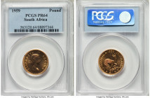 Elizabeth II gold Proof Pound 1959 PR64 PCGS, Pretoria mint, KM54.

HID09801242017

© 2022 Heritage Auctions | All Rights Reserved