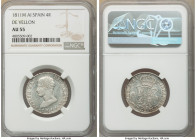 Joseph Napoleon 4 Reales 1811 M-AI AU55 NGC, Madrid mint, KM540.1. De Vellon. Lustrous surfaces and minimal toning. 

HID09801242017

© 2022 Herit...