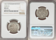 Aargau. Canton Batzen 1826 MS66+ NGC, KM21.

HID09801242017

© 2022 Heritage Auctions | All Rights Reserved