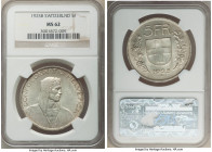 Confederation 5 Francs 1925-B MS62 NGC, Bern mint, KM38.

HID09801242017

© 2022 Heritage Auctions | All Rights Reserved