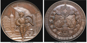 Confederation bronze "Bern - Biel Shooting Festival" Medal 1893 MS64 Brown NGC, Richter-225b. 45mm. By Homberg. 

HID09801242017

© 2022 Heritage ...