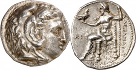 Imperio Macedonio. Alejandro III, Magno (336-323 a.C.). Babilonia. Tetradracma. (S. 6724 var) (MJP. 3751a). 17,09 g. EBC+.