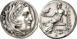 Imperio Macedonio. Alejandro IV (323-310/309 a.C.). Sardis. Dracma. (S. 6731 var, de Alejandro III) (CNG. III, 944i). Acuñada bajo los sátrapas Menand...