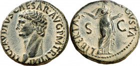 (41-42 d.C.). Claudio. As. (Spink 1859) (Co. 47) (RIC. 97). 10,66 g. EBC-.