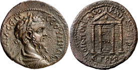 (209-210 d.C.). Septimio Severo. Ponto. Neocaesarea. AE 30. (S.GIC. 2157 var) (BMC. falta). 12,71 g. MBC+.