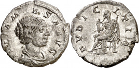 (218-220 d.C.). Julia Maesa. Denario. (Spink 7756) (S. 36) (RIC. 268). 3,09 g. MBC+/EBC-.