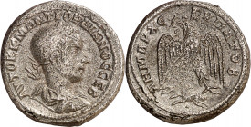 (242-244 d.C.). Gordiano III. Siria. Antioquía ad Orontem. Tetradracma. (S.GIC. 3779) (RPC. VII, (ID. 68046)). 13,34 g. MBC-.
