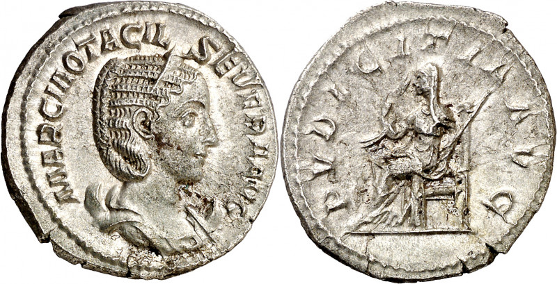 (244-245 d.C.). Otacilia Severa. Antoniniano. (Spink 9159) (S. 53) (RIC. 123c). ...