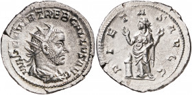 (252-253 d.C.). Treboniano Galo. Antoniniano. (Spink 9643) (S. 88) (RIC. 72). 3,85 g. EBC.