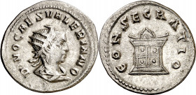 (258 d.C.). Valeriano II. Antoniniano. (Spink 10608) (S. 13) (RIC. 24). Muy escasa. 3,31 g. EBC-/EBC.
