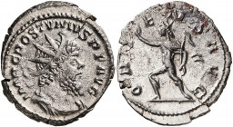 (265-268 d.C.). Póstumo. Antoniniano. (Spink 10964) (S. 213) (RIC. 316). Grieta. 3,68 g. MBC+.
