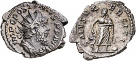 (265-268 d.C.). Póstumo. Antoniniano. (Spink 10988) (S. 348b) (RIC. 327). 3,45 g. EBC-.