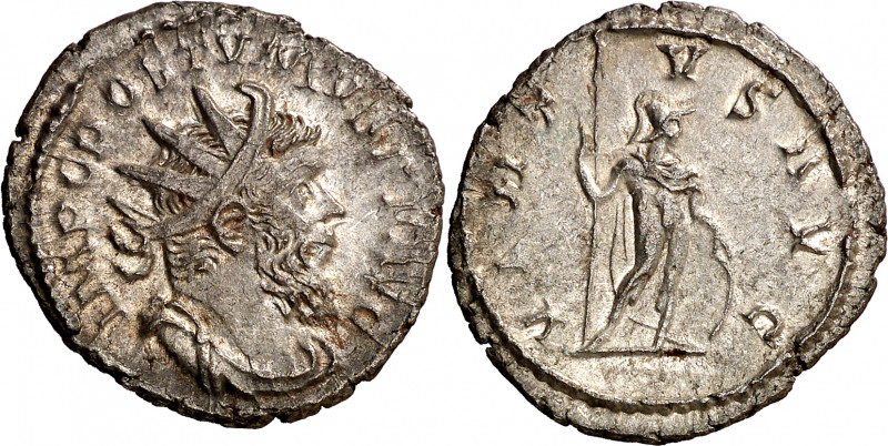 (260-265 d.C.). Póstumo. Antoniniano. (Spink 10998) (S. 419a) (RIC. 93). 3,19 g....